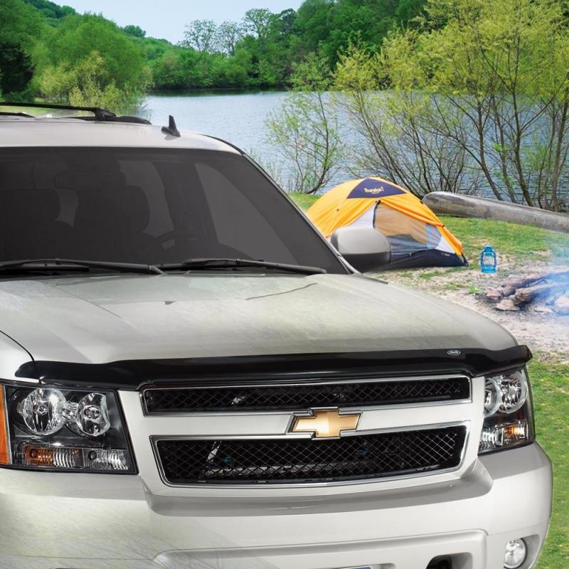 AVSAVS 14 - 15 Chevy Silverado 1500 Hoodflector Low Profile Hood Shield - Smoke