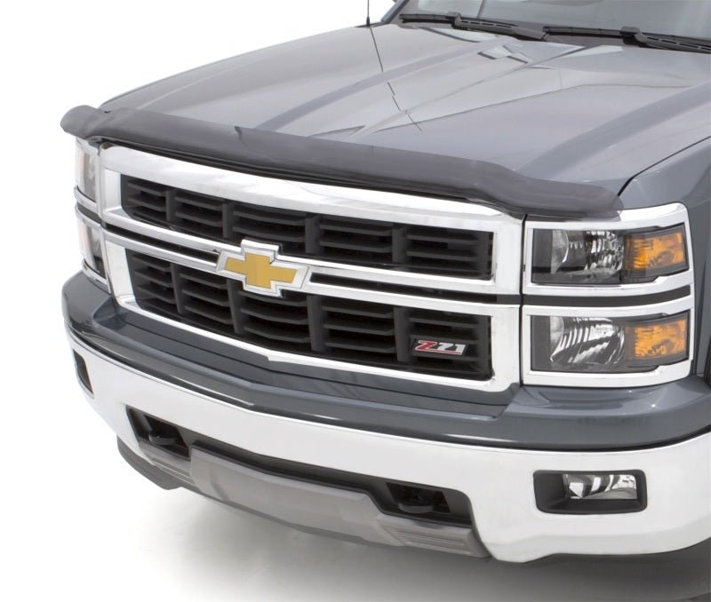 AVSAVS 14 - 15 Chevy Silverado 1500 High Profile Bugflector II Hood Shield - Smoke