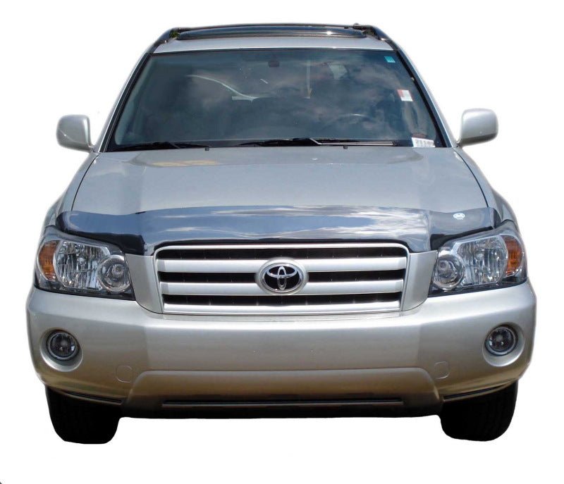 AVSAVS 01 - 07 Toyota Highlander High Profile Bugflector II Hood Shield - Smoke