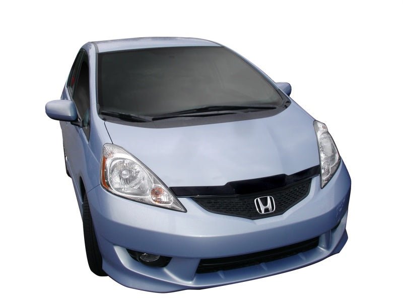 AVSAVS 09 - 10 Honda Fit Aeroskin Low Profile Acrylic Hood Shield - Smoke