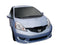 AVSAVS 09 - 10 Honda Fit Aeroskin Low Profile Acrylic Hood Shield - Smoke