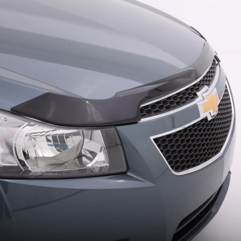 AVSAVS 13 - 21 Mazda 6 (Fascia Mount) Aeroskin Low Profile Acrylic Hood Shield - Smoke