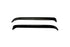 AVSAVS 84 - 90 Ford Bronco II Ventshade Front Window Deflectors 2pc - Black