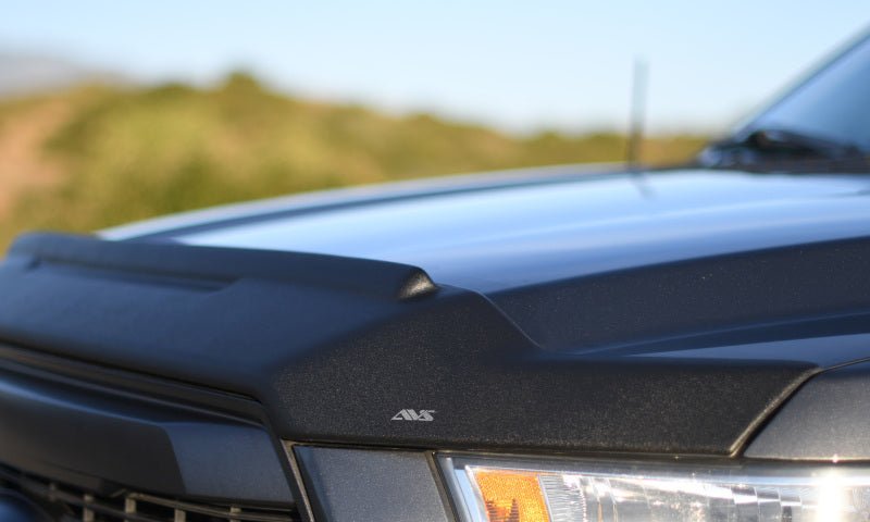 AVSAVS 04 - 15 Nissan Titan Aeroskin II Textured Low Profile Hood Shield - Black
