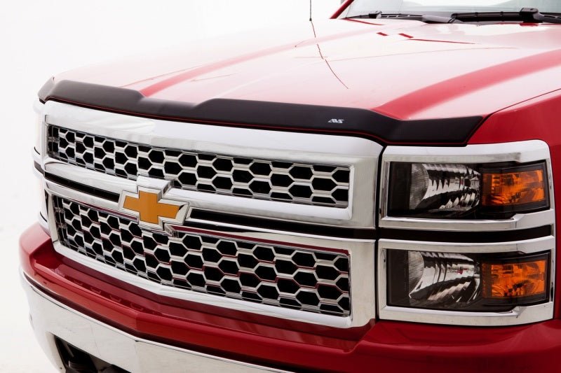 AVSAVS 04 - 15 Nissan Titan Aeroskin II Textured Low Profile Hood Shield - Black