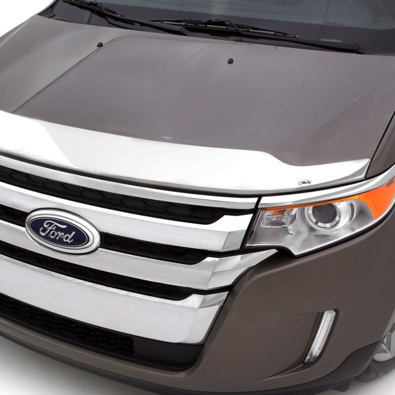 AVSAVS 16 - 18 Chevy Malibu (Fascia Mount) Aeroskin Low Profile Hood Shield - Chrome