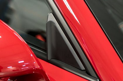 AWE TuningAWE Black Side Window Deflectors | Fits Porsche 991 981 718