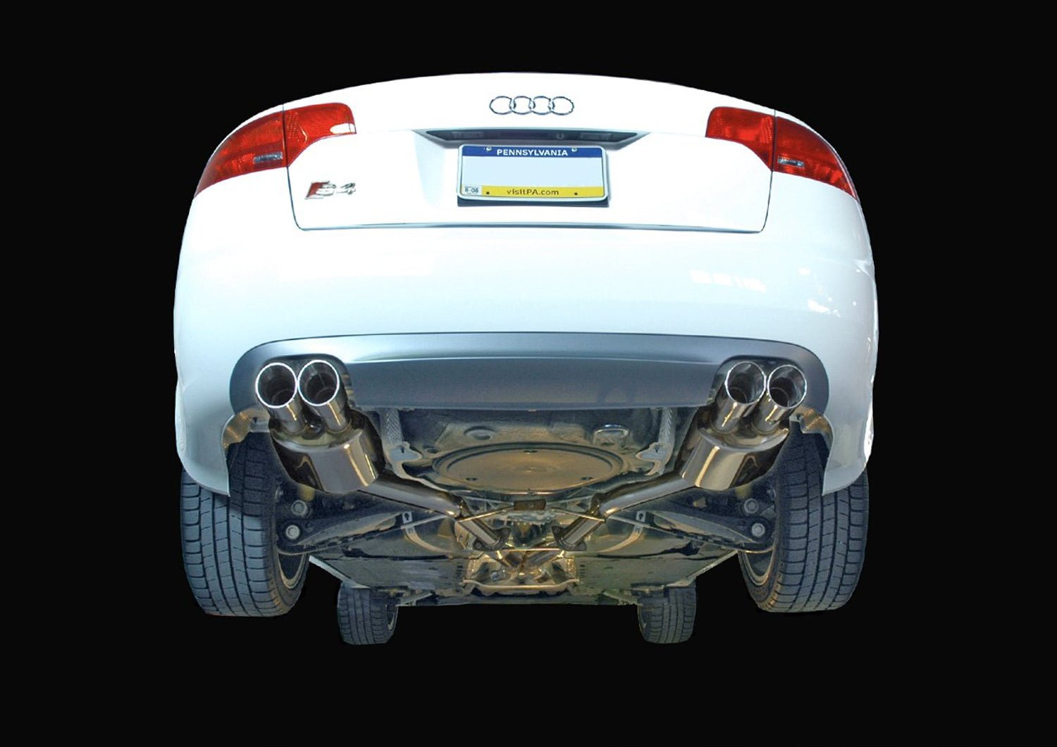 AWE TuningAWE Tuning Track Edition Exhaust System Kit for 06 - 08 Audi S4 (Sedan/Wagon - 4.2 - AWD) with Diamond Black Tips | 3020 - 43010