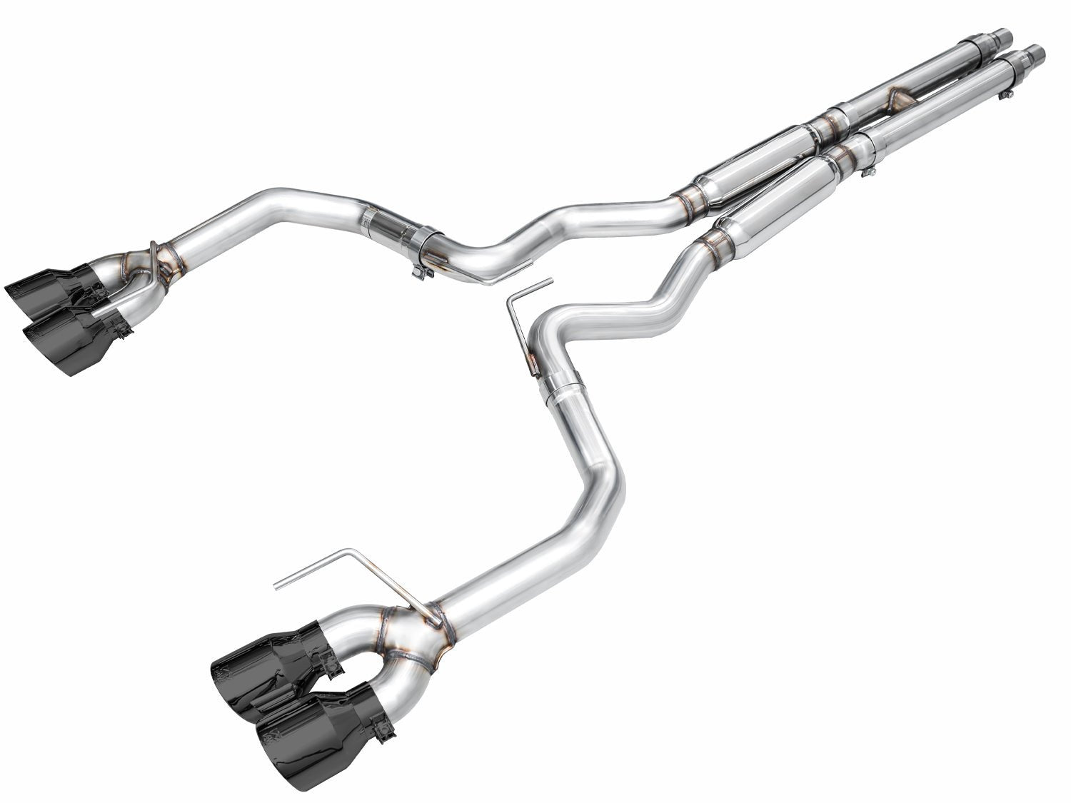 AWE TuningAWE Tuning Track Edition Exhaust System Kit for 2024 Ford Mustang GT Coupe (5.0 - RWD) with Quad Diamond Black Tips | 3020 - 43650