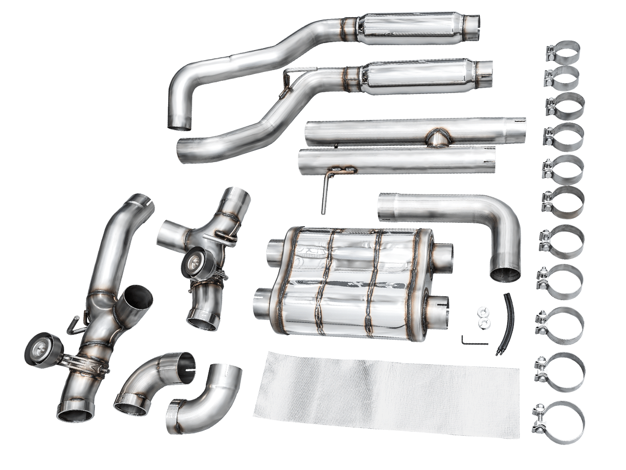 AWE TuningAWE SwitchPath Edition Exhaust Suite No Tips | Fits 2021 - 2024 Jeep Unlimited Rubicon 392