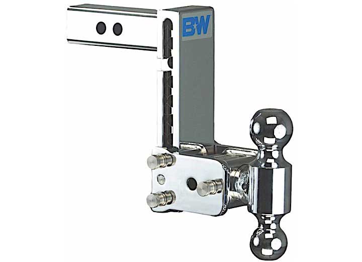 B & W Trailer HitchesB&W Tow and Stow Trailer Hitch 2" Shank 7" Drop 7.5" Rise 2" and 2 - 5/16" Dual Ball | Chrome