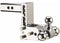 B & W Trailer HitchesB&W Tow and Stow Trailer Hitch 2" Shank 5" Drop 5.5" Rise 1 - 7/8" / 2" / 2 - 5/16" Tri Ball | Chrome