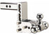 B & W Trailer HitchesB&W Tow and Stow Trailer Hitch 2" Shank 5" Drop 5.5" Rise 1 - 7/8" / 2" / 2 - 5/16" Tri Ball | Chrome