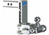 B & W Trailer HitchesB&W Tow and Stow Trailer Hitch 2" Shank 7" Drop 7.5" Rise 1 - 7/8" / 2" / 2 - 5/16" Tri Ball | Chrome