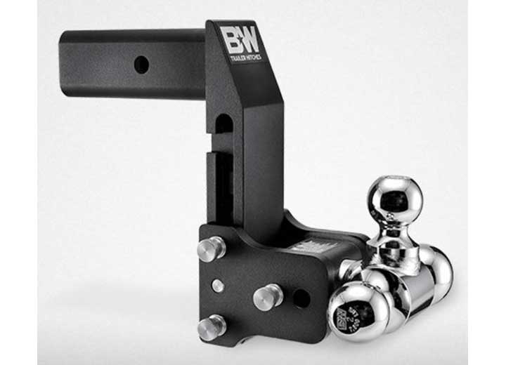 B & W Trailer HitchesB&W Tow and Stow MultiPro / Multi Flex Trailer Hitch 2.5" Shank 7" Drop 7.5" Rise 1 - 7/8" 2 - 5/16" Tri Ball