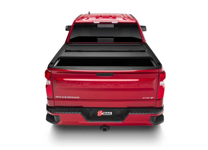 BAKBAK BakFlip MX4 Hard Quad - Fold Tonneau Cover | Fits 2019 - 2020 Chevrolet Silverado GMC Sierra 1500 6ft 6in Bed