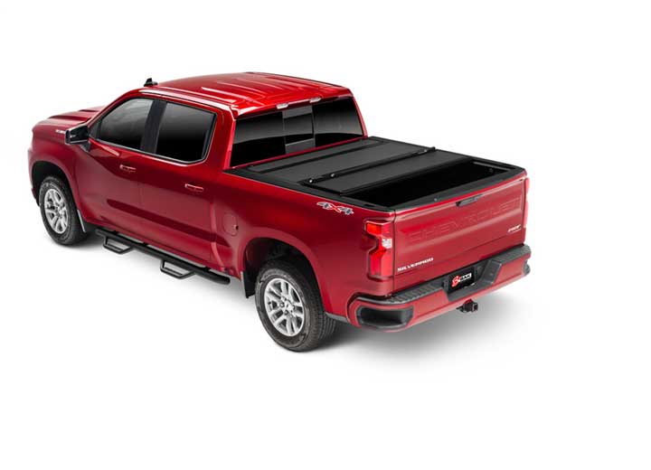 BAKBAK BakFlip MX4 Hard Quad - Fold Tonneau Cover | Fits 2019 - 2020 Chevrolet Silverado GMC Sierra 1500 6ft 6in Bed