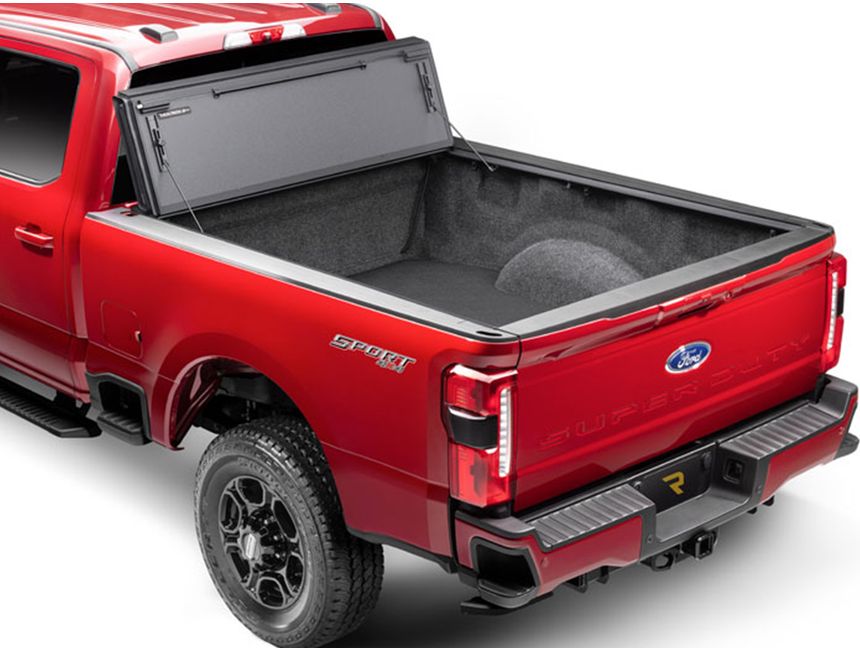 BAKBAK BAKFlip MX4 Matte Finish Hard Folding Tonneau Cover | Fits 2017 - 2023 Ford F - 250 F - 350 SuperDuty 6'9" Bed