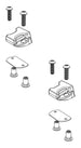 BAKBAK BAKFlip Top Side Buckle End Clips Qty 2 (w/ Hardware)