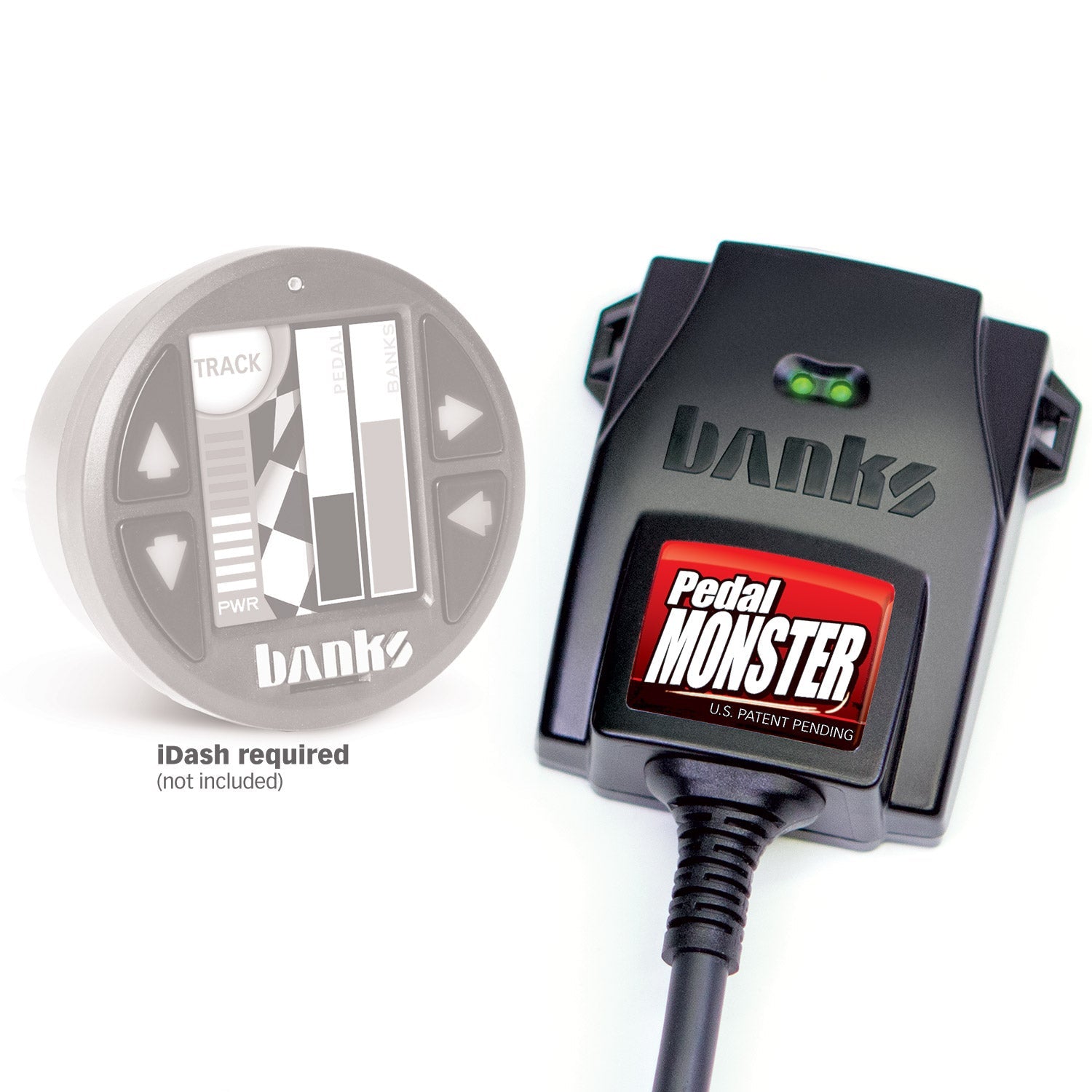 Banks PowerPedalMonster, Throttle Sensitivity Booster for use with existing iDash and/or Derringer for many Cadillac, Chevy/GMC, Chrysler, Dodge/Ram, Ford, Jeep, Lincoln, Mazda