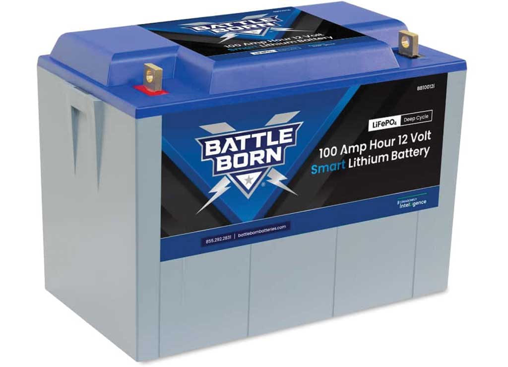 Battle Born BatteriesBattle Born 100Ah 12V Smart LiFePO4 Deep Cycle Battery | Fits RV and Off Grid Applications