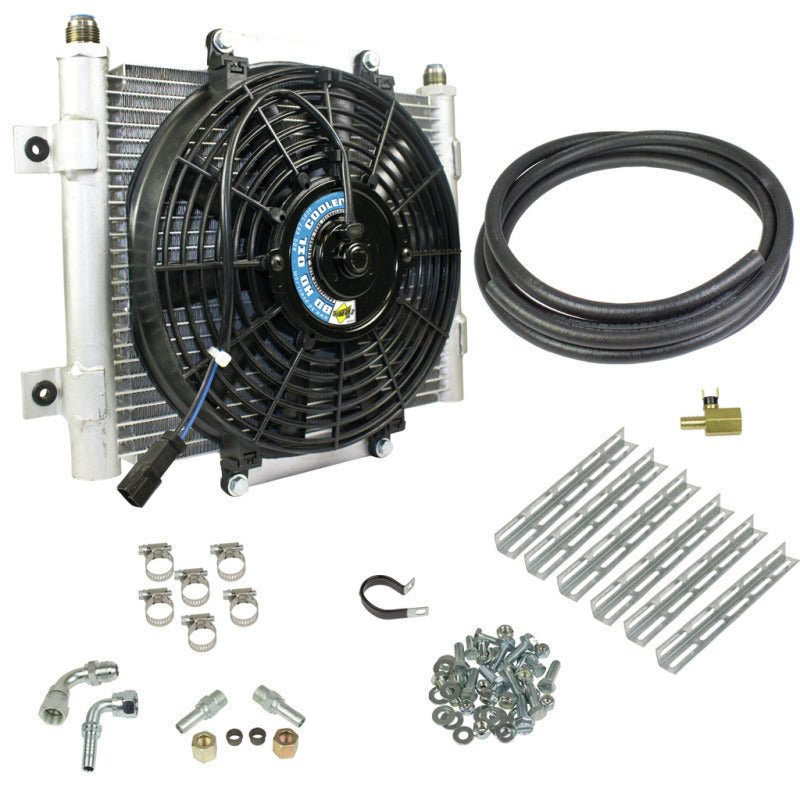 BD DieselBD Diesel Xtruded Trans Oil Cooler - 1/2 inch Cooler Lines