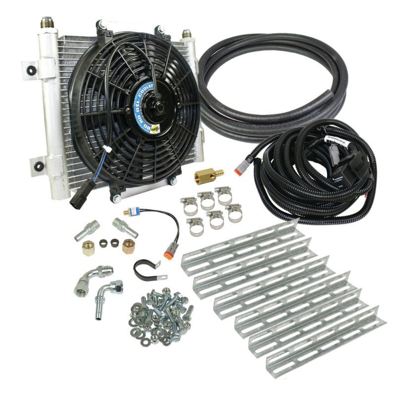 BD DieselBD Diesel Xtruded Trans Oil Cooler - 1/2 inch Cooler Lines