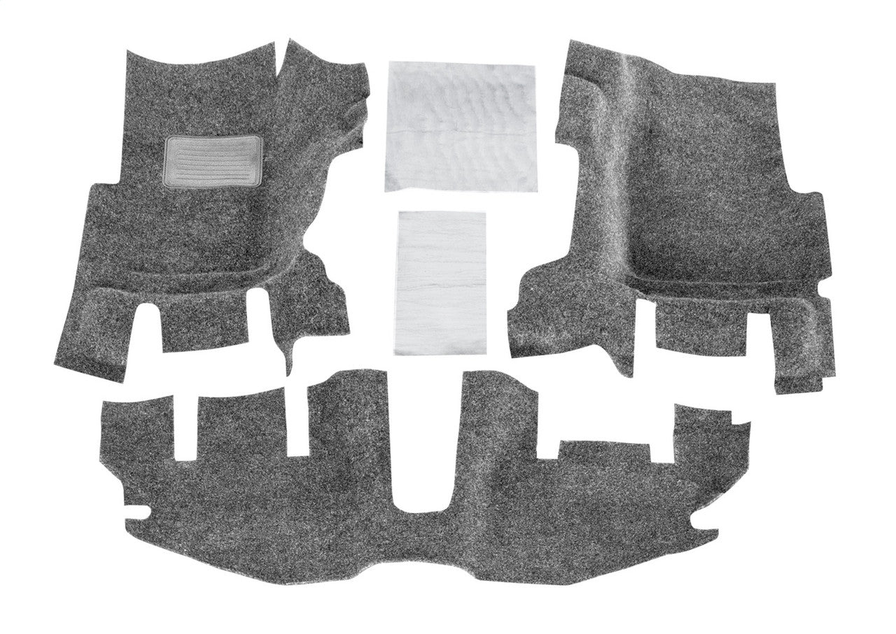 BedRugBedRug BRTJ97F JEEP BEDRUG 97 - 06 JEEP TJ/LJ FRONT 3PC FLOOR KIT (W CNTR CNSL) - HT SHLDS