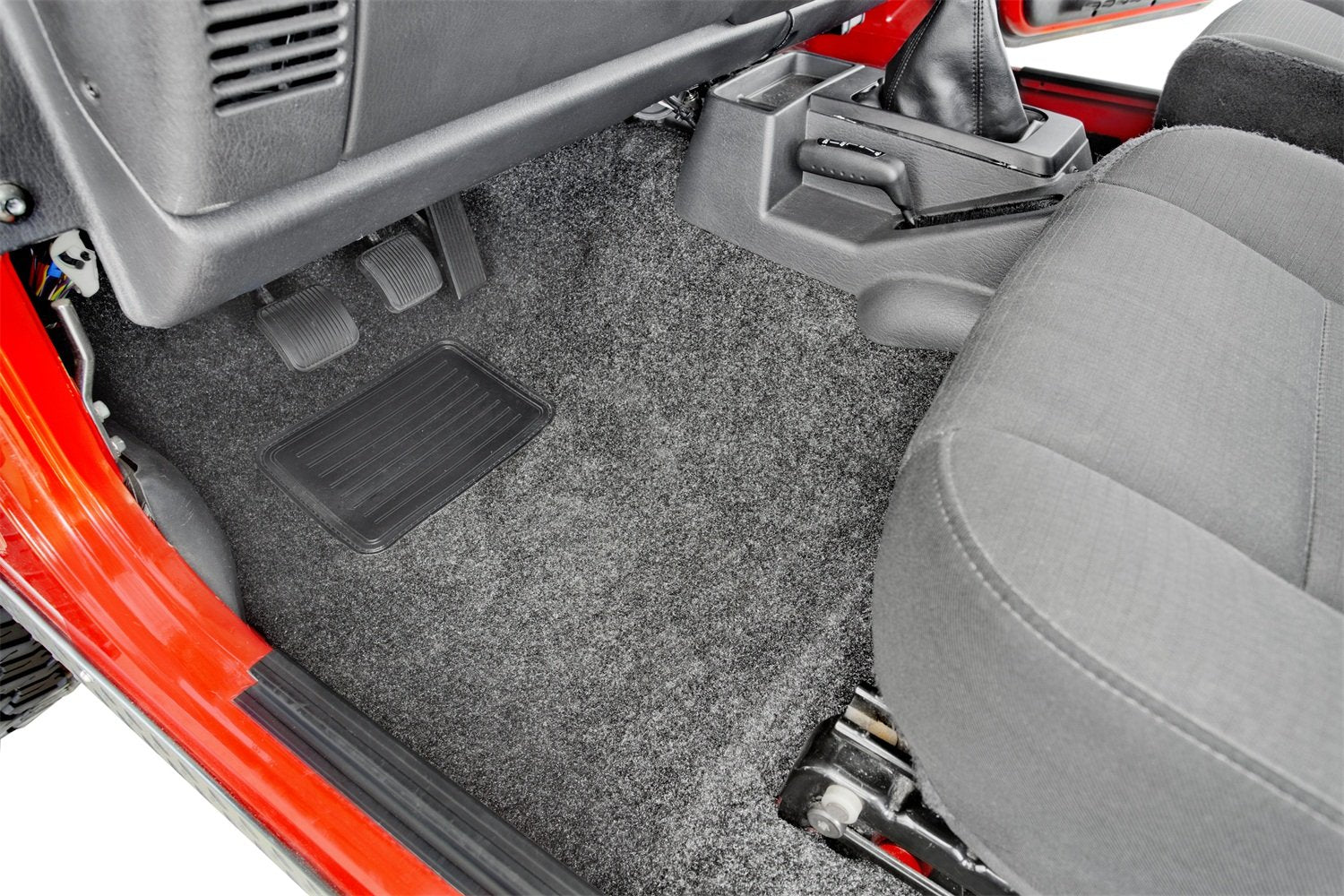 BedRugBedRug BTJK11F2 JEEP BEDTRED 11 - 18 JK 2DR FRONT 3PC FLOOR KIT (INCLUDES HEAT SHIELDS)