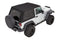 BestopBestop Black Twill Trektop Pro Hybrid Slantback Soft Top | Fits 2007 - 2017 Jeep Wrangler 2018 Jeep Wrangler JK 2 Door Models