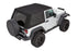 BestopBestop Black Twill Trektop Pro Hybrid Slantback Soft Top | Fits 2007 - 2017 Jeep Wrangler 2018 Jeep Wrangler JK 2 Door Models
