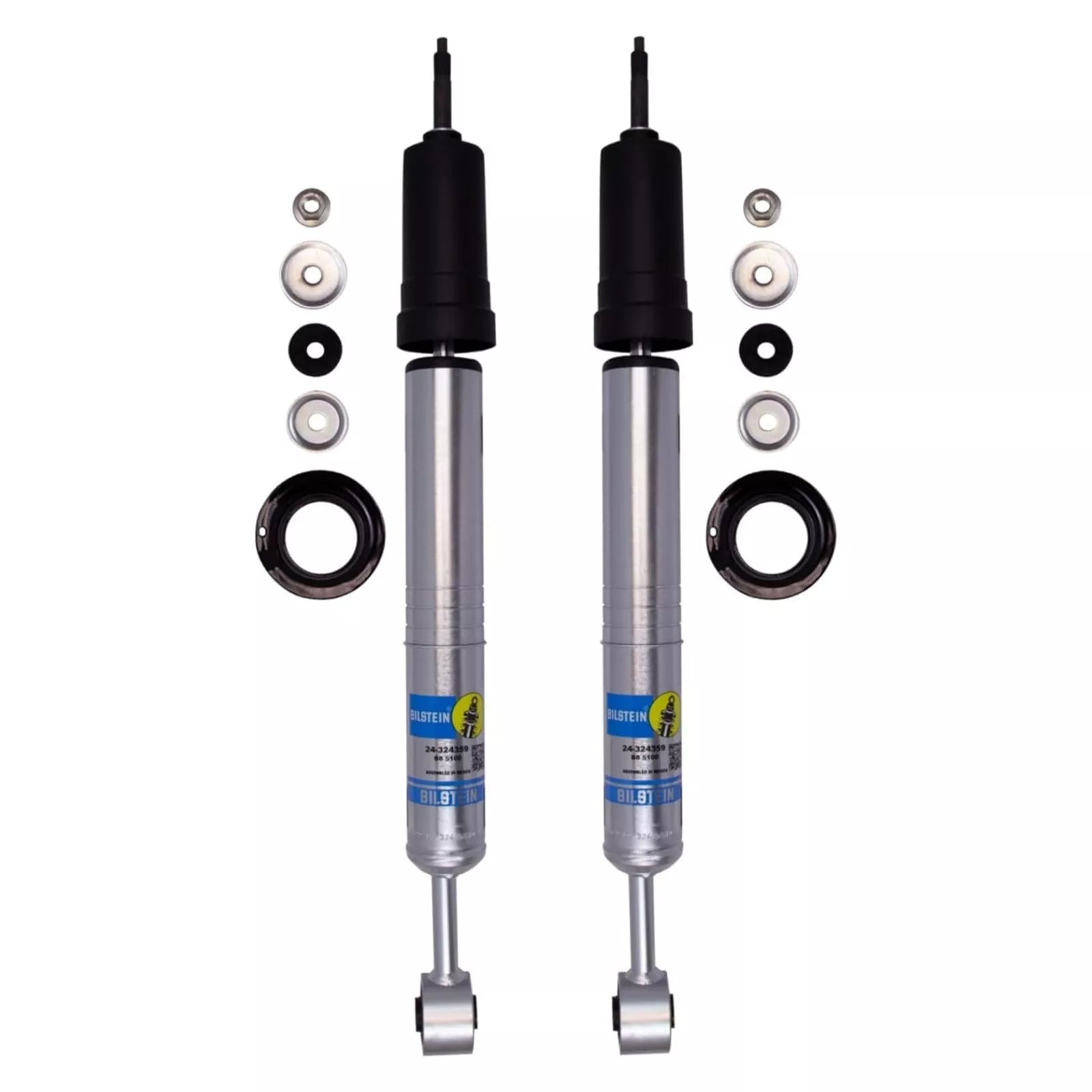 BilsteinBilstein B8 5100 Ride Height Adjustable Front Shock Absorber 0 - 2.5" Lift Set of 2 | Fits 2005 - 2015 Toyota Tacoma 4WD