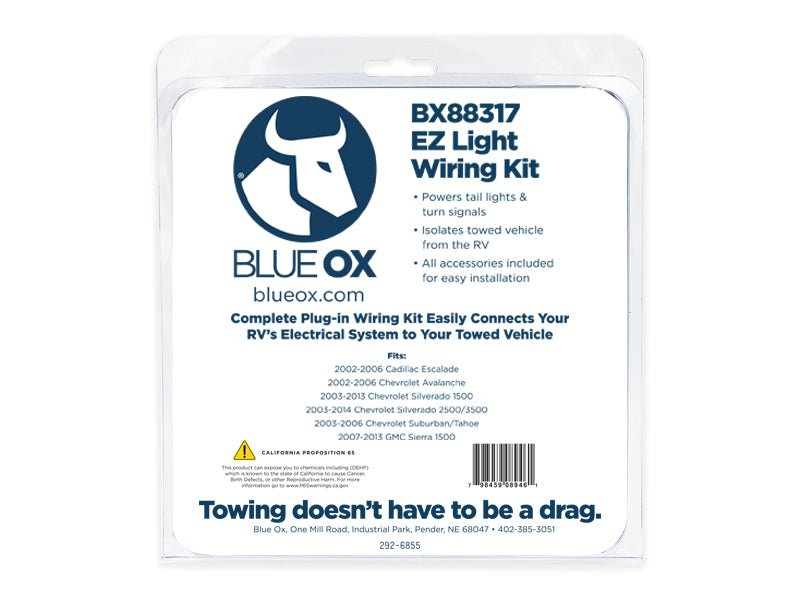 Blue OxBlue Ox EZ Light Wiring Harness Kit | BX88317