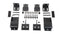 Body Armor 4x4Body Armor 4x4 07 - 18 Jeep Wrangler JK Roof Rack Mount Kit