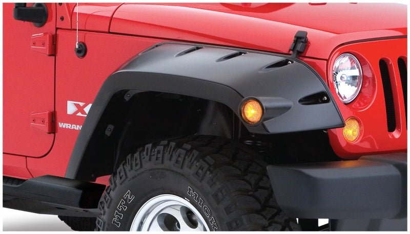 BushwackerBushwacker 07 - 18 Jeep Wrangler Max Pocket Style Flares 2pc Extended Coverage - Black