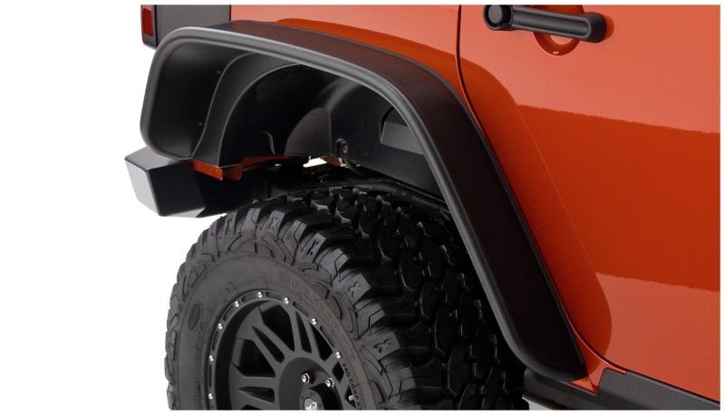 BushwackerBushwacker 07 - 18 Jeep Wrangler Unlimited Flat Style Flares 2pc 4 - Door Sport Utility Only - Black