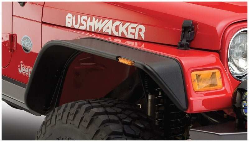 BushwackerBushwacker 97 - 06 Jeep TJ Flat Style Flares 2pc - Black