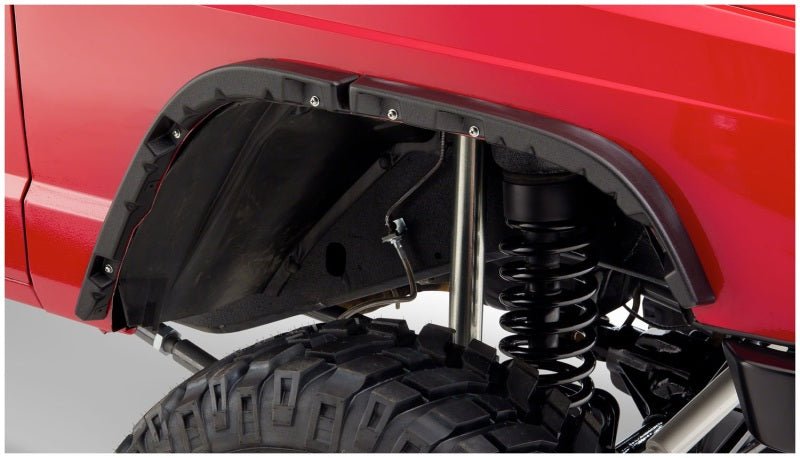 BushwackerBushwacker 84 - 01 Jeep Cherokee Flat Style Flares 4pc - Black