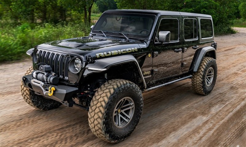 BushwackerBushwacker 18 - 21 Jeep Wrangler JL (2 - Door & 4 - Door) Flat Style Flares 4pc - Black