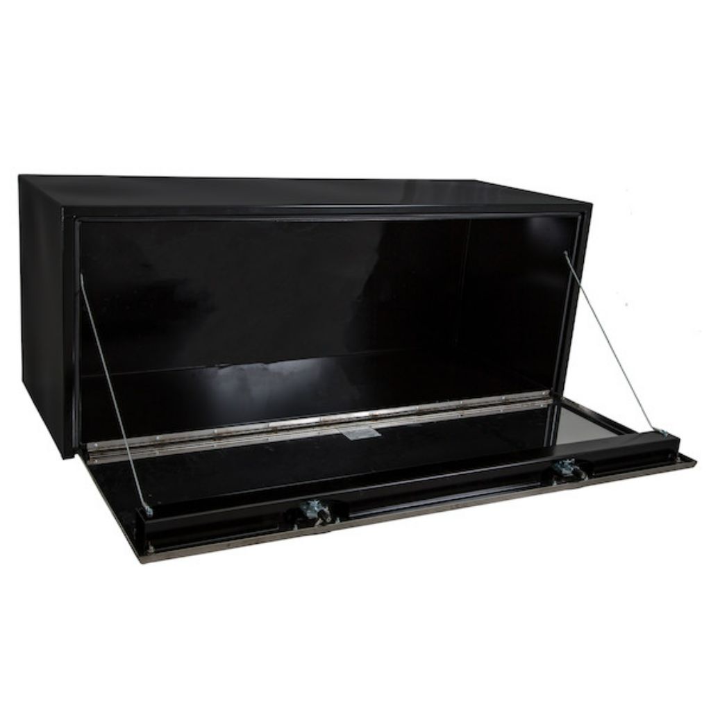 Buyers ProductsBuyers Products 18x18x60 Inch Black Steel Underbody Truck Box With Stainless Steel Door 1702715