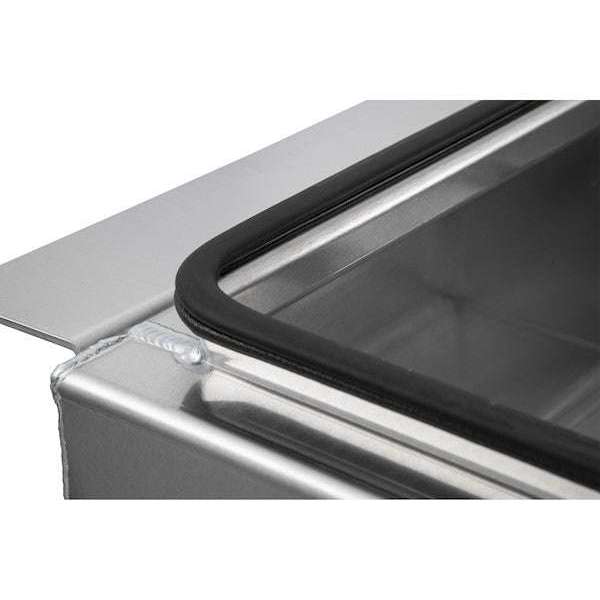 Buyers ProductsBuyers Products 12x24x22 Inch Diamond Tread Aluminum In - Frame Truck Tool Box with Notched Bottom 1705381