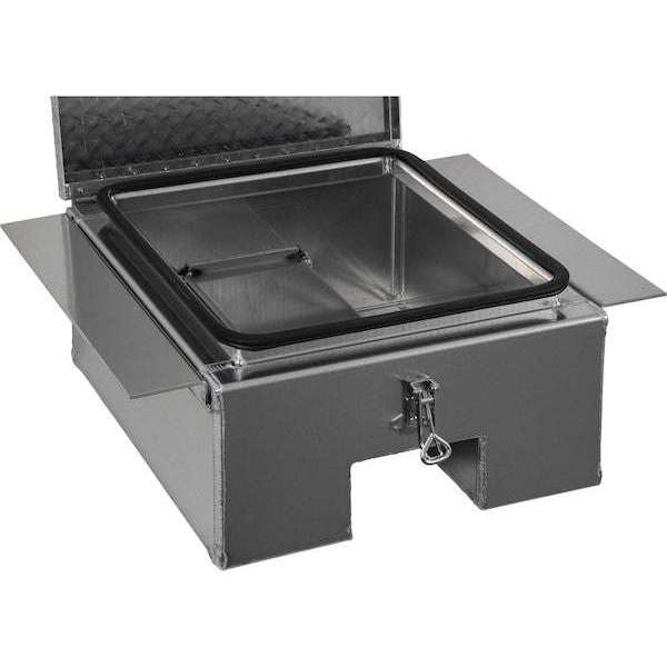 Buyers ProductsBuyers Products 12x24x22 Inch Diamond Tread Aluminum In - Frame Truck Tool Box with Notched Bottom 1705381
