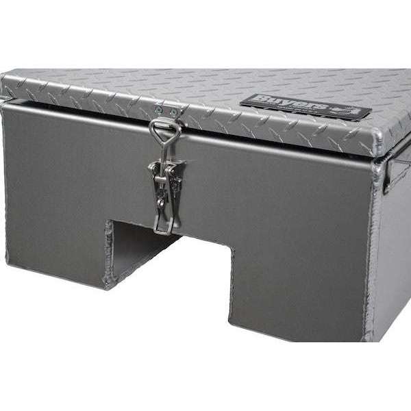 Buyers ProductsBuyers Products 12x24x22 Inch Diamond Tread Aluminum In - Frame Truck Tool Box with Notched Bottom 1705381