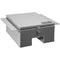Buyers ProductsBuyers Products 12x24x22 Inch Diamond Tread Aluminum In - Frame Truck Tool Box with Notched Bottom 1705381