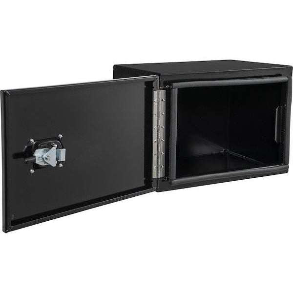 Buyers ProductsBuyers Products 18x18x24 Inch Black Smooth Aluminum Underbody Truck Tool Box Single Barn Door 1705800
