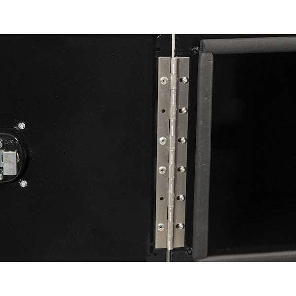 Buyers ProductsBuyers Products 18x18x24 Inch Black Smooth Aluminum Underbody Truck Tool Box Single Barn Door 1705800