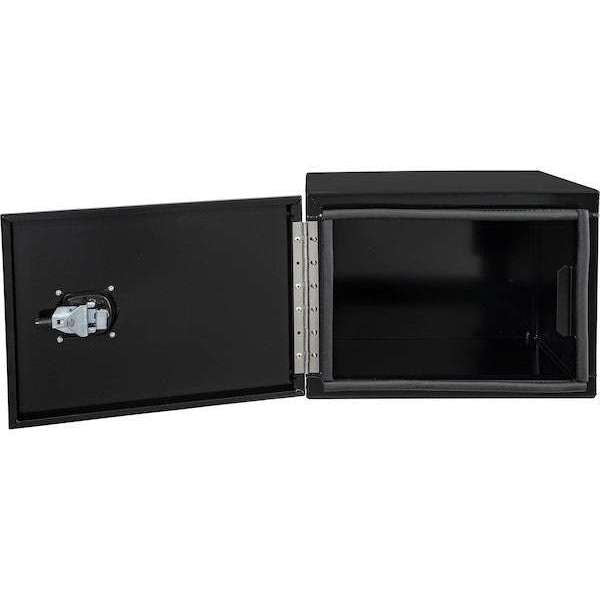 Buyers ProductsBuyers Products 18x18x24 Inch Black Smooth Aluminum Underbody Truck Tool Box Single Barn Door 1705800