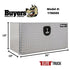 Buyers ProductsBuyers Products 18x18x36 Pro Series Smooth Aluminum Underbody Truck Box with Diamond Tread Door 1706505