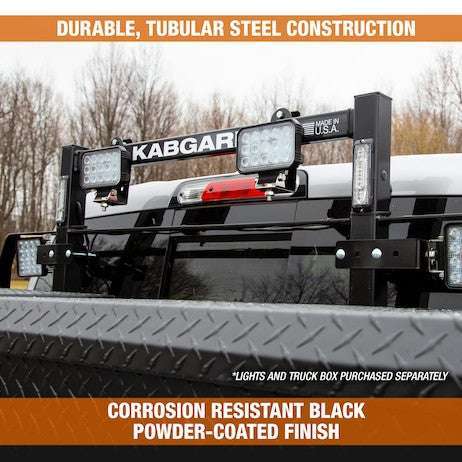 Buyers ProductsBuyers Products 71" Inch KabGard Heavy - Duty Steel Pickup Truck Headache Rack Bundle with Standard Mounting Brackets 85204