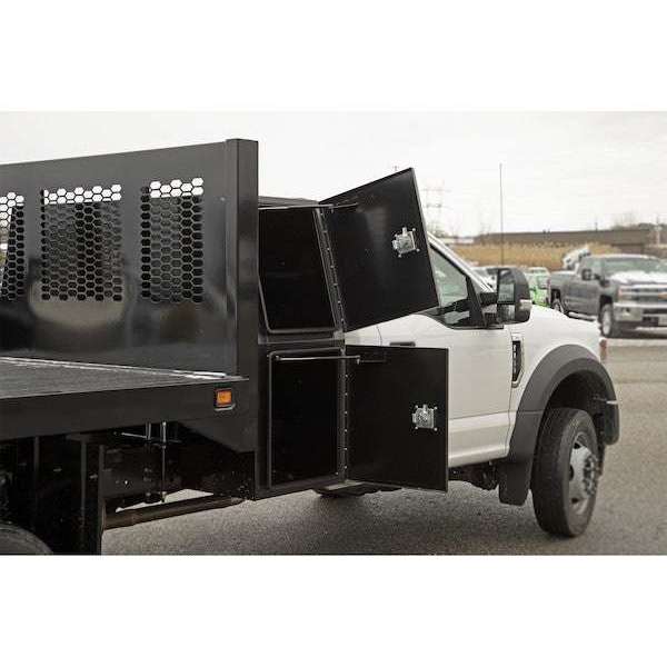 Buyers ProductsBuyers Products 55x24x85 Inch Black Steel Backpack Truck Box - 9.1 Inch Offset Floor BP855524B